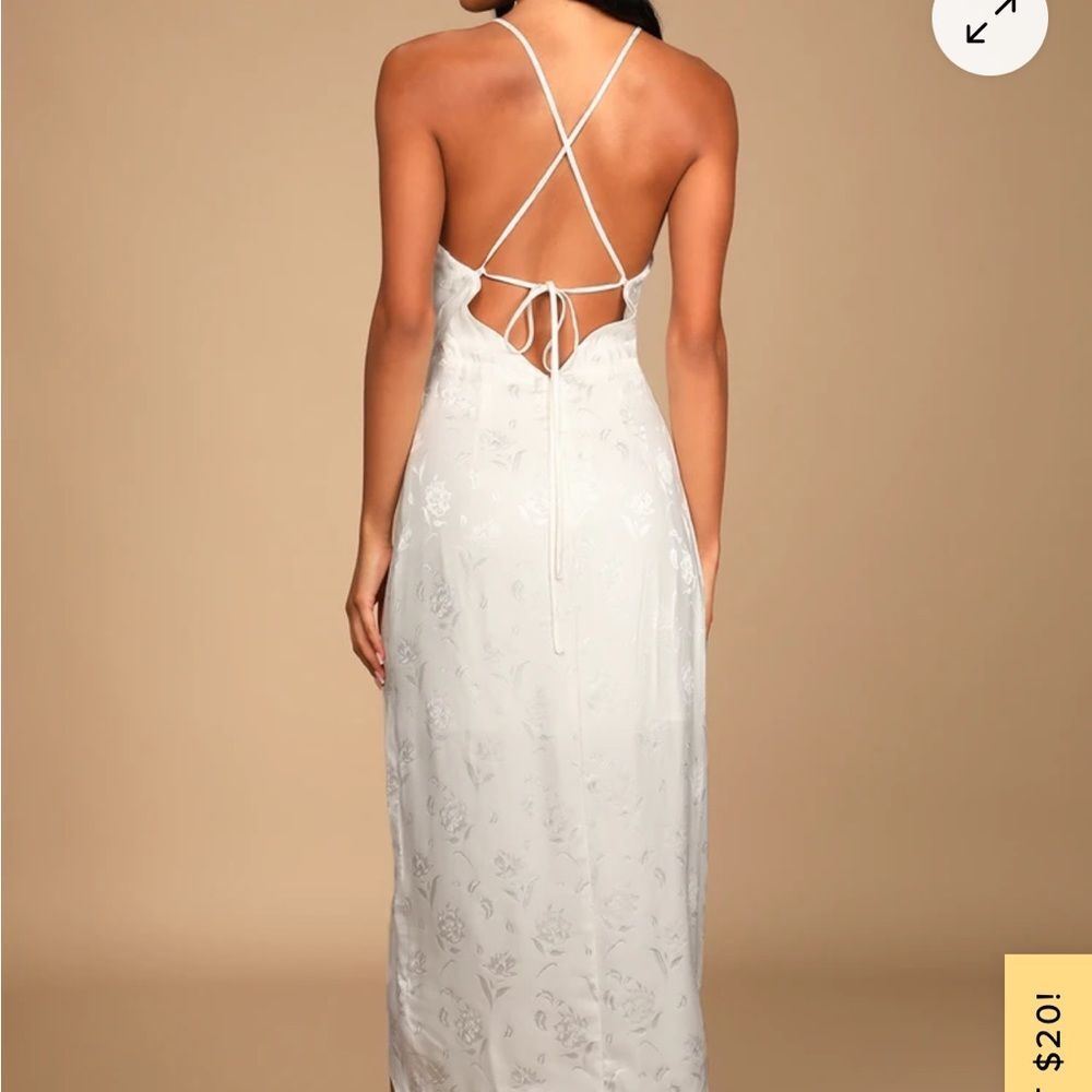 Lulus satin midi